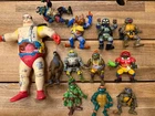 Tmnt Vintage Figure Lot Krang Android Wingnut Michelangelo Donatello Samurai