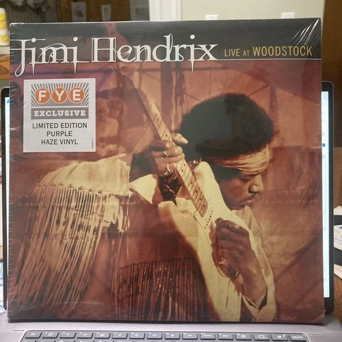 jimi hendrix sealed vinyl-live at woodstock purple haze vinyl 3 lp f.2010