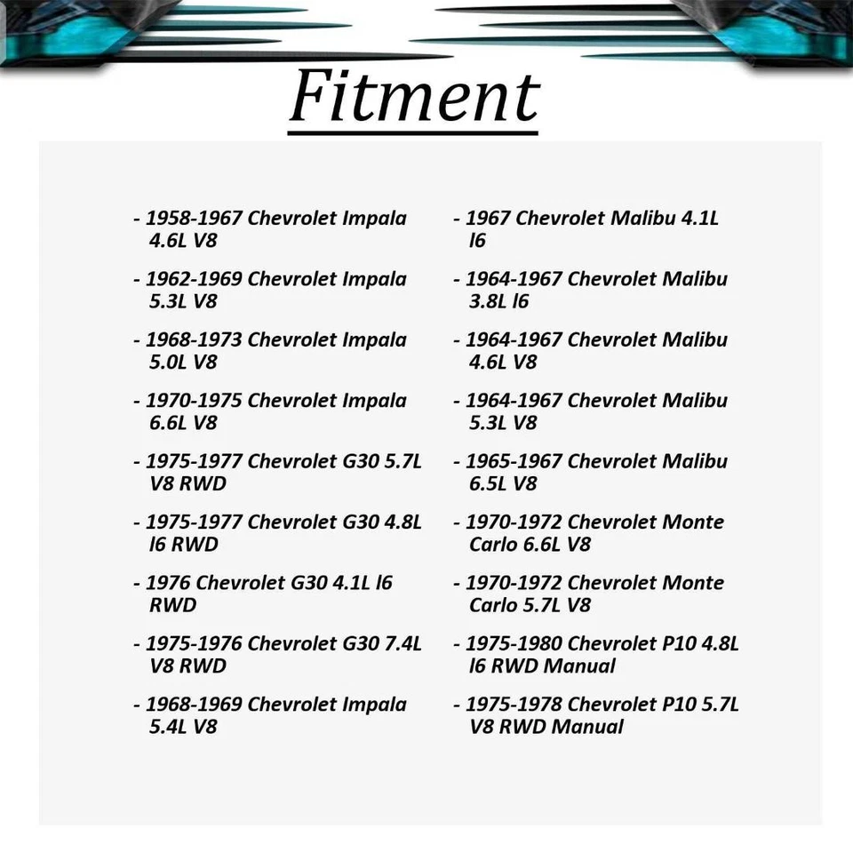 U-Joint передний задний SKF грубая сила для Chevy El Camino 1964 1965 1966 1967 1968 - Изображение 3 из 4