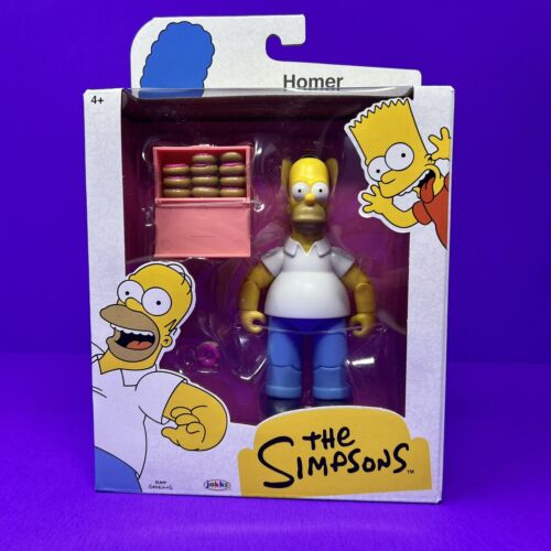 The Simpsons Homer w/ Dozen Donuts 5" Figure 2024 New Sealed Jakks Pacific - Picture 21 of 24