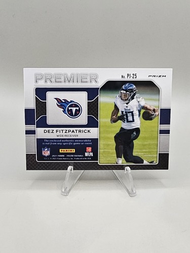2021 Panini Prizm - Premier Trikots #PJ-25 Dez Fitzpatrick (MEM, RC) 🙂 Titans - Bild 2 von 2