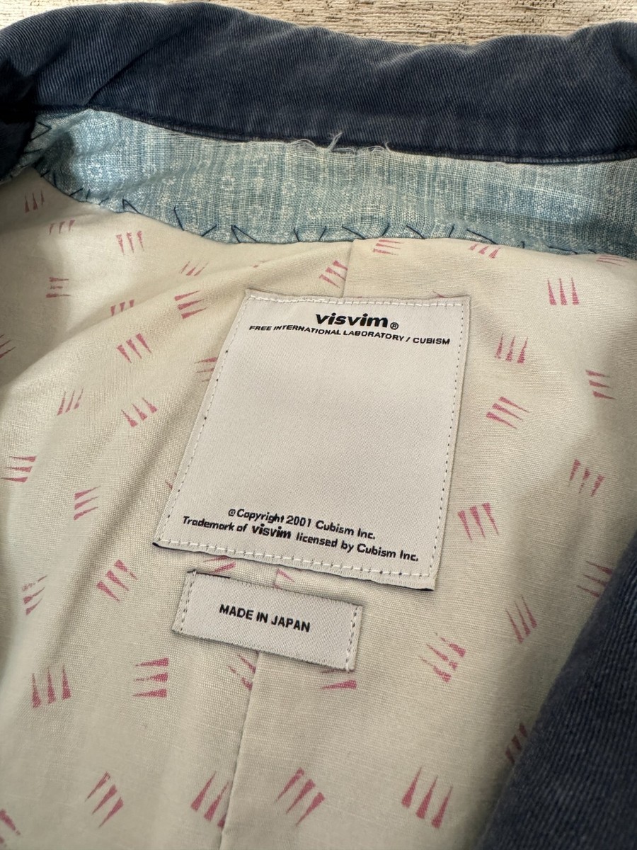 こゆり　visvim MIES COAT INDIGO BORDER こゆり visvim MIES COAT INDIGO BORDER Size【2】 VISVIM
