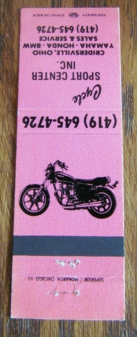 YAMAHA & HONDA MOTORCYCLES CYCLE SPORT CENTER (CRIDERSVILLE, OHIO