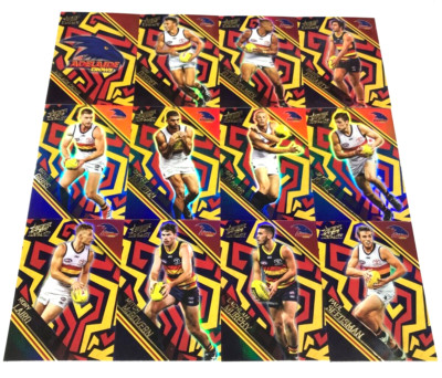 2018 SELECT AFL LEGACY HOLOGRAPHIC PARALLEL CARD FULL TEAM SET(12)-ADELAIDE