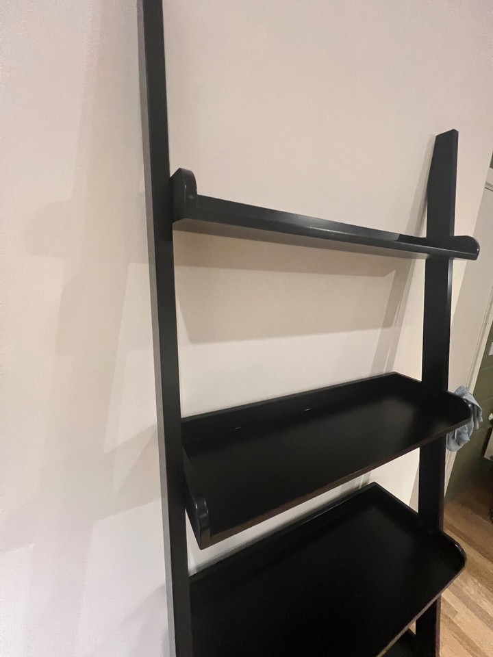 Habitat Jessie Ladder Shelf Standard Width, Used Black eBay
