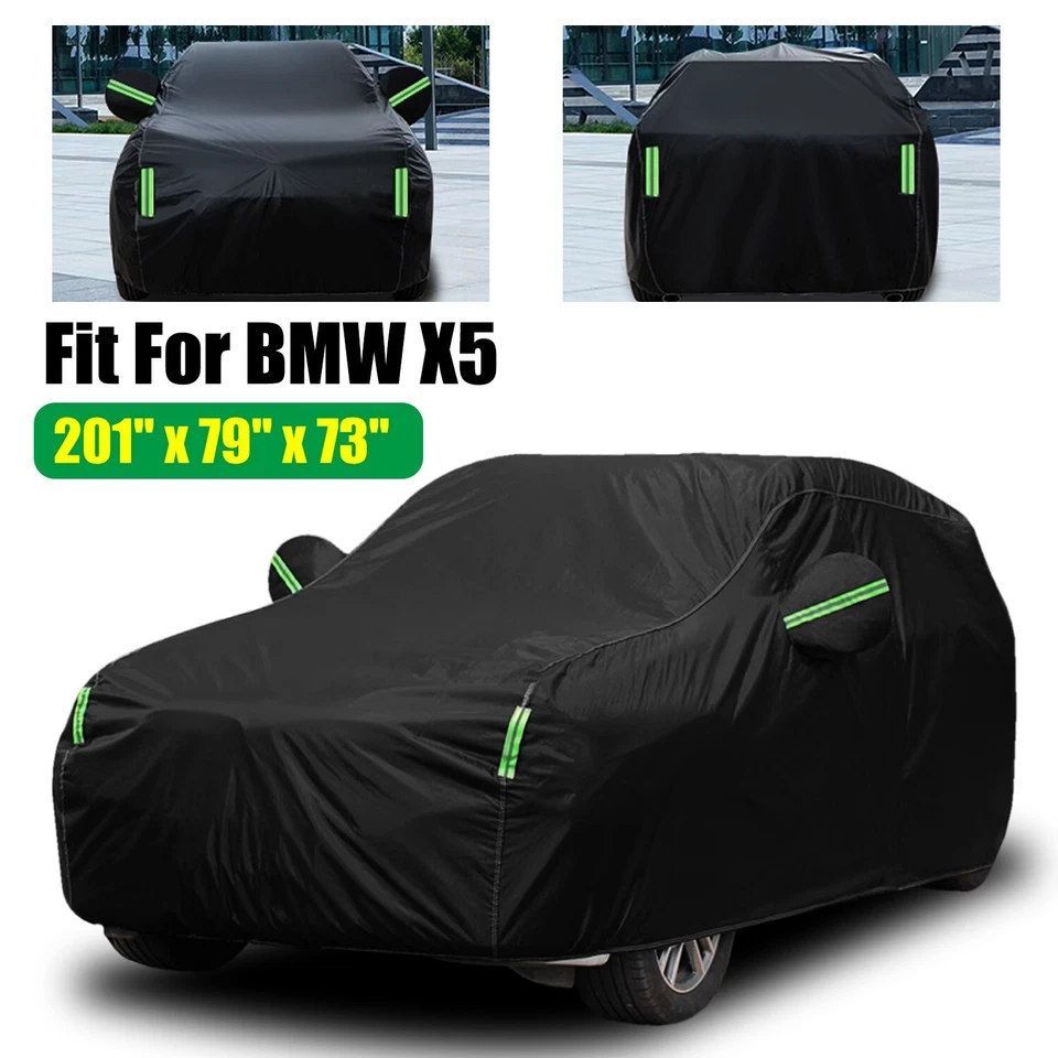 Cubierta completa para automóvil para BMW X5 exterior impermeable polvo protección UV para todo tipo de clima Foto 2 de 4