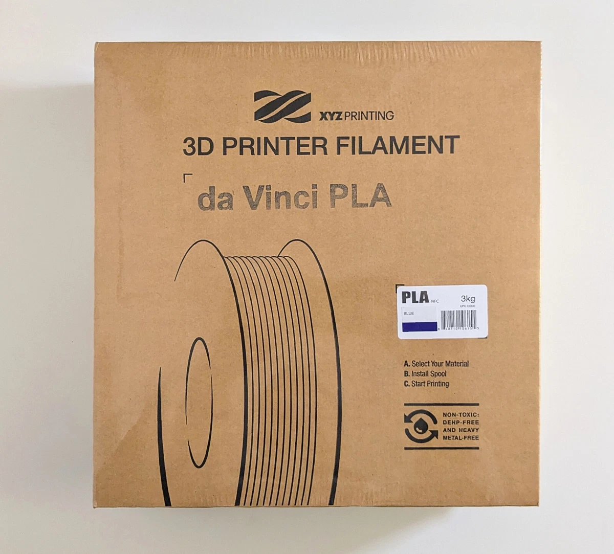 XYZprinting Bobina de Filamento Jr. PLA, Diámetro 1.75mm, 600g, Naranja