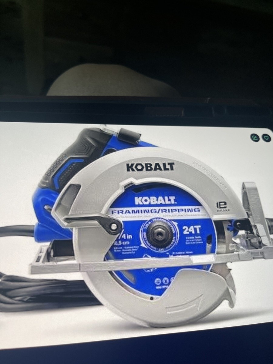 Kcs 6524b Kobalt 24 Volt Circular Saw Kobalt 24v Max Kobalt 15 Amp
