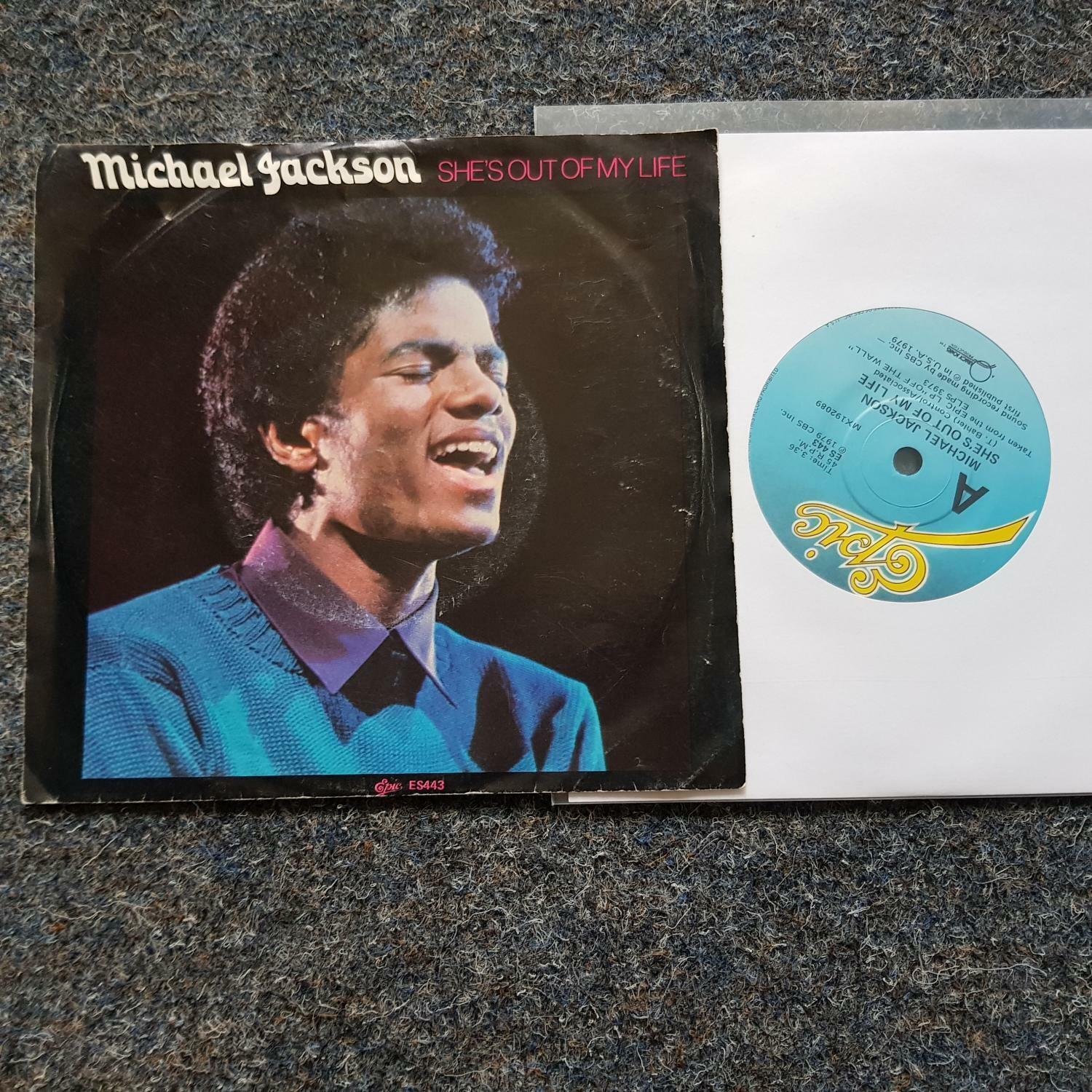 7"" Single Vinyl Michael Jackson - She's out of my life AUSTRALIA