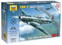 Yak-3 Sowjetischer JäGer 1:72 Plastikmodellbausatz Zvezda