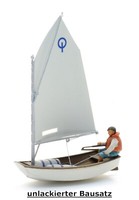 Artitec 50.150 - 1:87: Segelboot Optimist, Bausatz, Unlackiert - Neu + Ovp