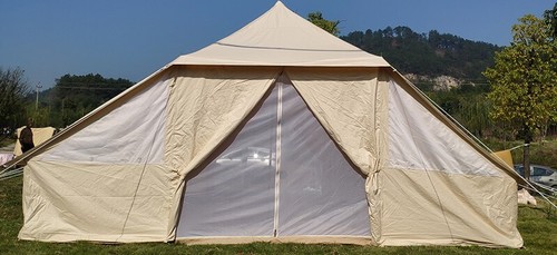 1 PC Glamping Bell Tent Yurt Waterproof Cotton Canvas Family Camping Out - Picture 5 of 6
