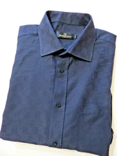 Ex cond!Bugatchi Uomo long sleeve,size L 100% cotton Dry-cleaned nice $155