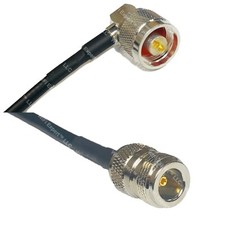 RFC240UF N MALE ANGLE to N FEMALE Coax RF Cable USA-Ship Lot
