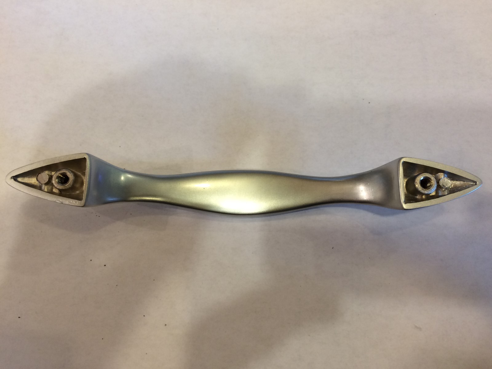 Dull Chrome Finished Long Handle 128MM (5-1/16") on Center Modern Handle BN 