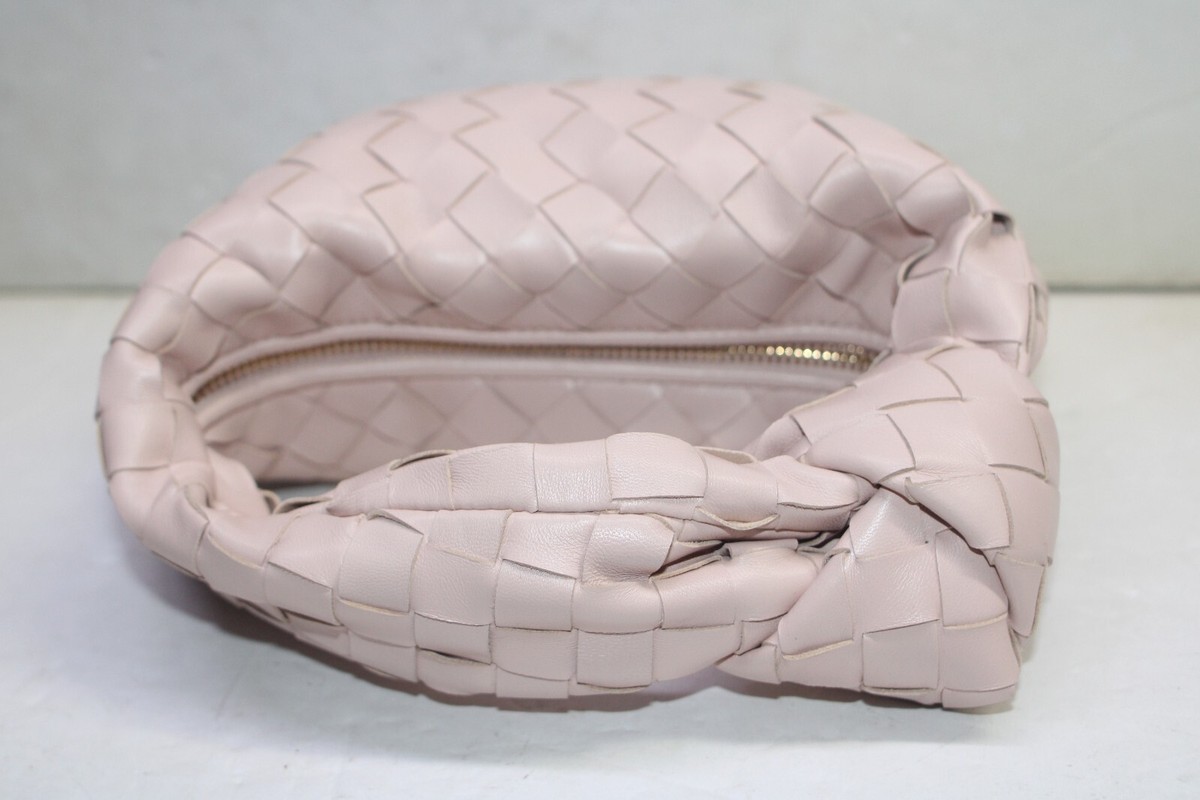 Bottega Beneta Mini Jodie Bag Light Pink Lambskin Leather