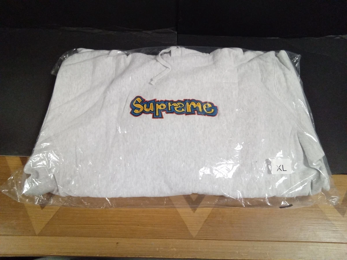 Supreme Gonz Logo Hooded Sweatshirt Ash Grey X-Large
