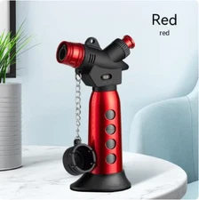 Small Torch Welding Gun Lighter Jet Inflated Gas Butane Lighters Tank Red
