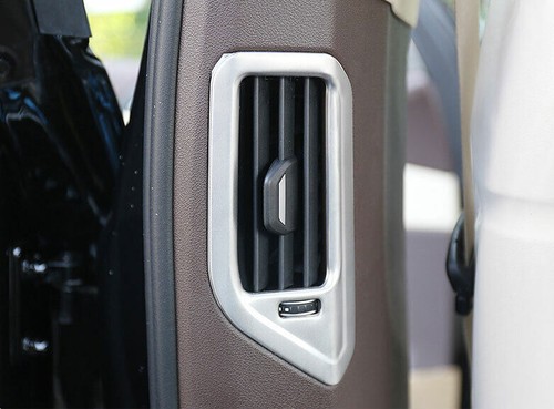 B Pillar Air Outlet Vent Frame Cover Fit For BMW X5 G05 2019-2022 Matte Silver - Picture 4 of 9