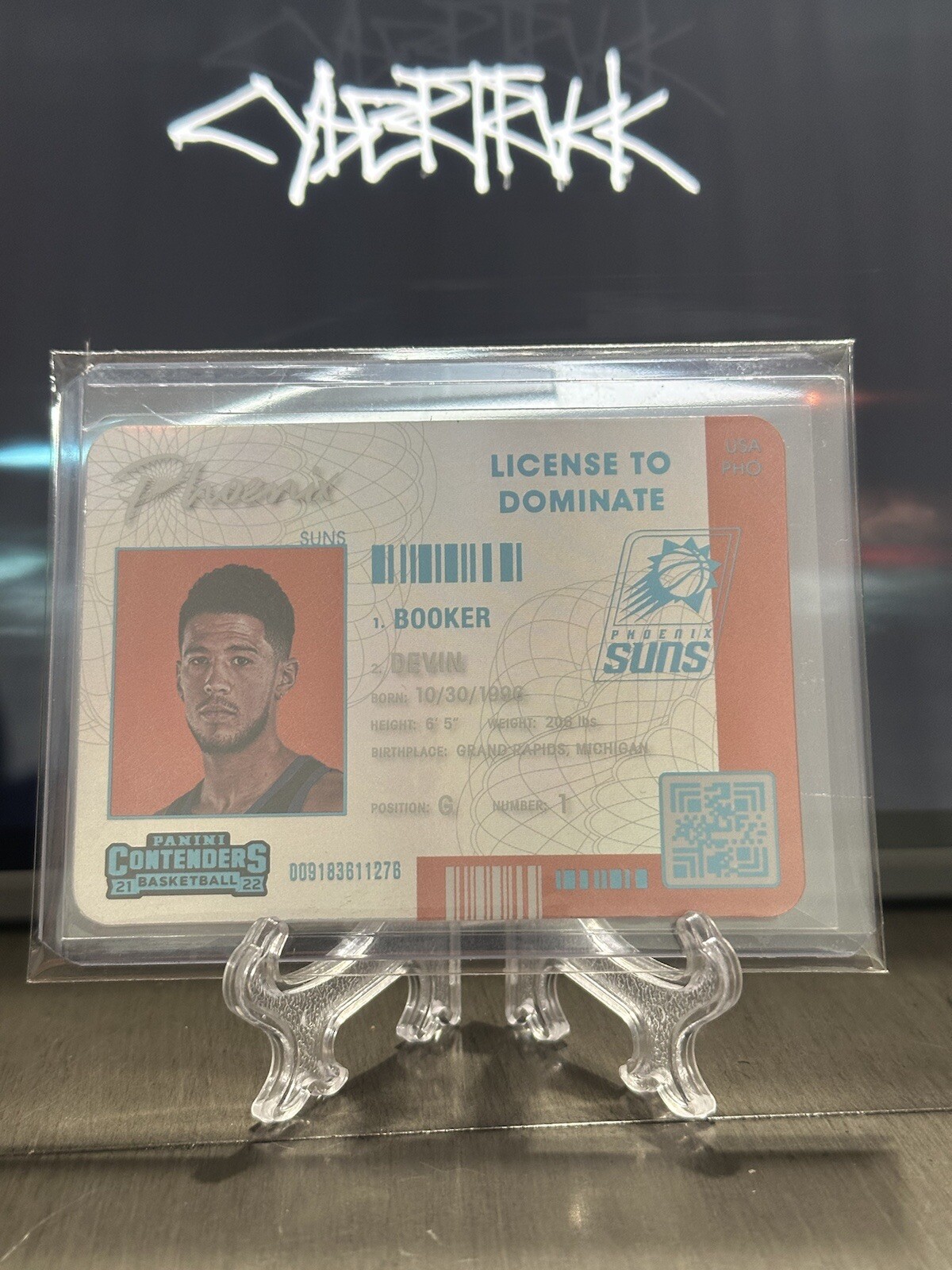 2021-22 Panini Contenders License to Dominate Devin Booker #19