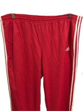 Adidas Pink Jersey Track Pants White Stripes Active Athleisure - Women  s Large