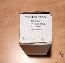 Two Detex Corporation MS-2049F-S Magnetic Switch Surface Mounting 
