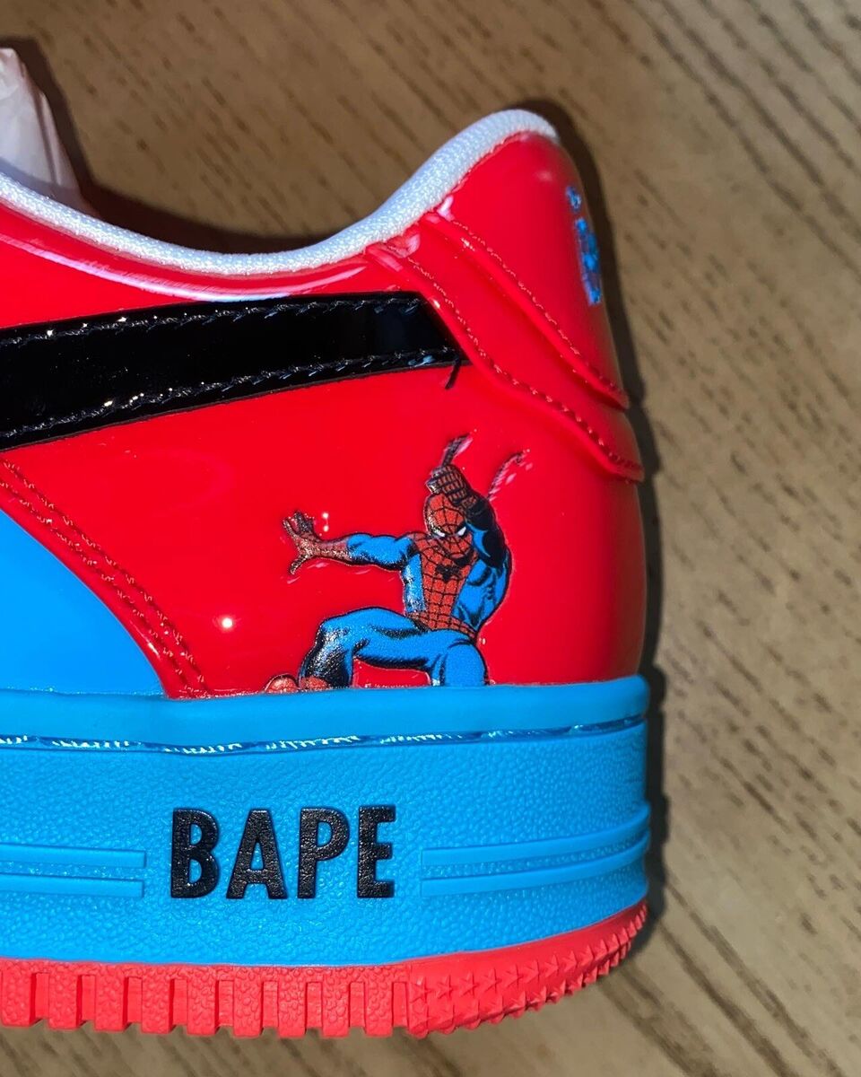 A Bathing Ape Marvel Comics x Bape Sta 'Spider Man' (NEW A Bathing Ape Marvel Comics x Bape Sta 'Spider Man' (NEW