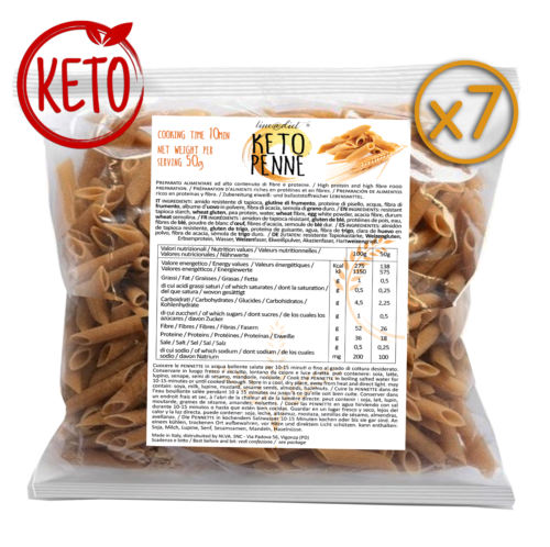 Line @ Diet Pâte Keto Stylos 350g (7x50g) 2,5g Glucides X Protéine Régime - Photo 1/6