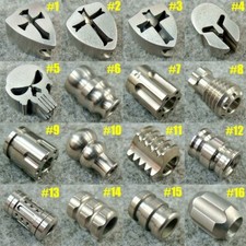 Titanium Lanyard Bead EDC Knife Pocket Tool Paracord Beads / Bracelet Beads