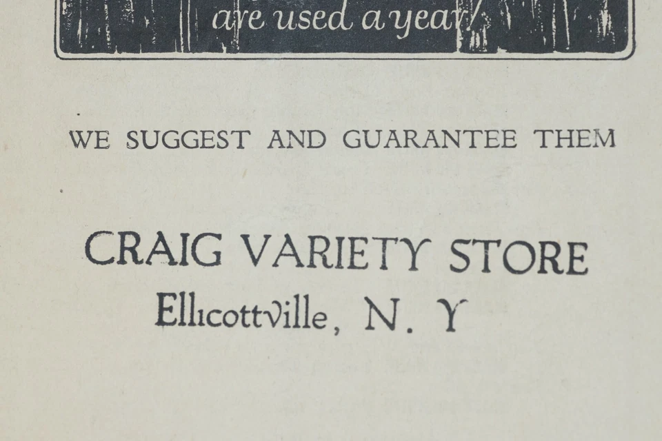 Libro de sueños en blanco y negro de Plough, folleto publicitario de Plouge de 1920 Foto 3 de 4
