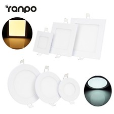 Lámpara Downlight Techo Panel LED Empotrado Regulable 6W 9W 12W 15W 18W 21W