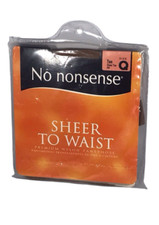 No Nonsense Sheer To Waist Pantyhose Nude Sheer Toe Size Q J66