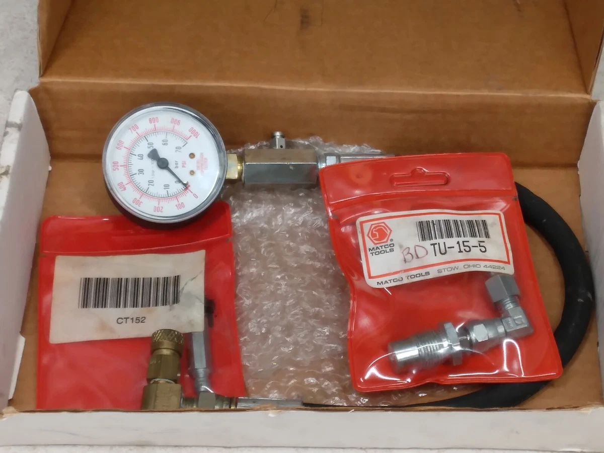 MATCO USA CT15 Diesel Compression Tester w Original Box