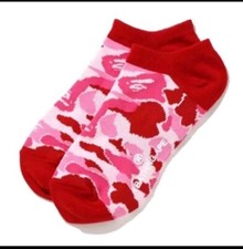 Bape Abc Camo Socks Pink
