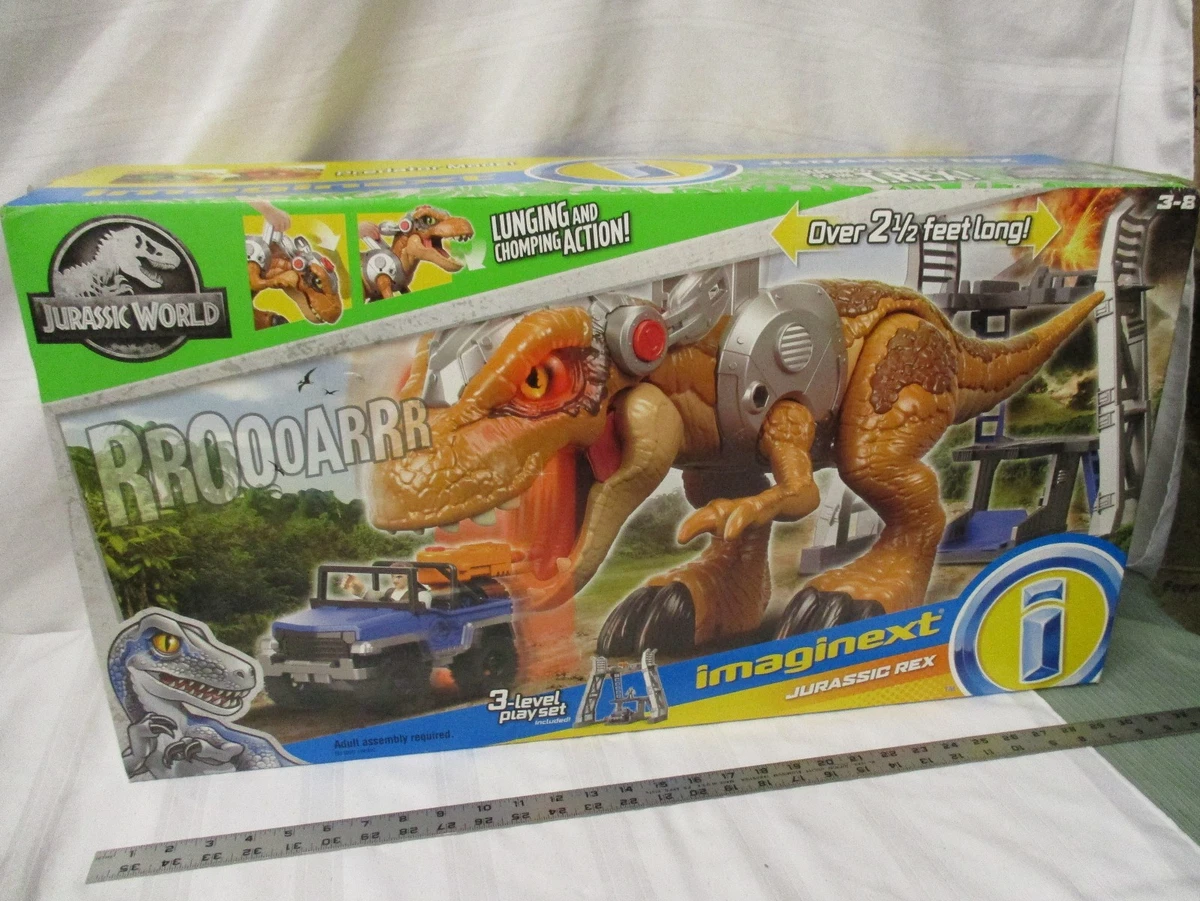 Fisher price Imaginext Jurassic World Dinosaur NEW Rex T rex 2