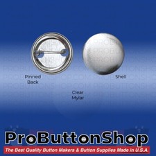 1-1/4" inch Tecre Complete Pinback Buttons Badge Machine Parts Set 1000 pcs