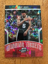 2018-19 Optic Winning Tickets Prizms Red Cracked Ice ROBERT HORRY #19 SPURS 