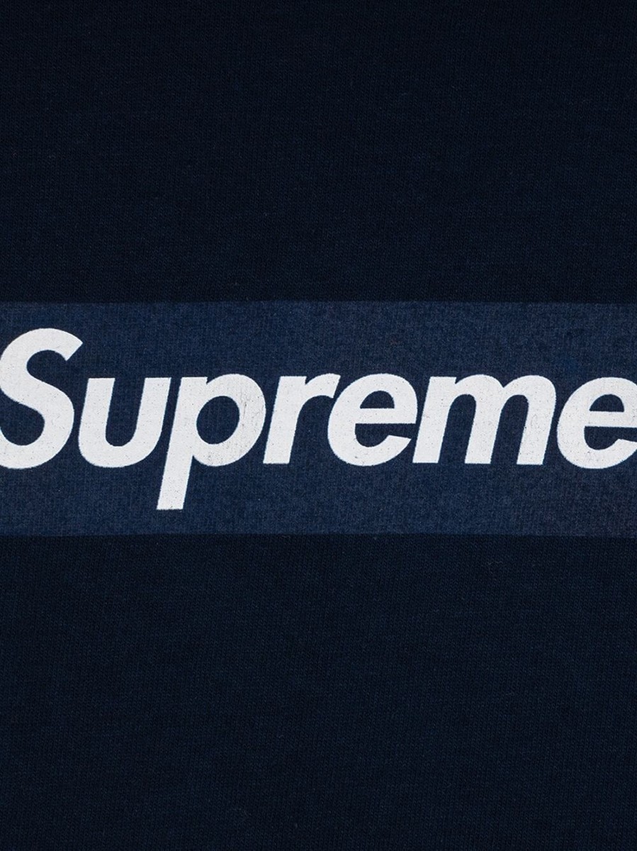 Supreme Box Logo L/S Tee L Navy ロンT Supreme Supreme Box Logo L/S Tee (Navy) | Grailed