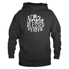 Simply Blessed Christian Religious God Bible Church Jesus Hoodie