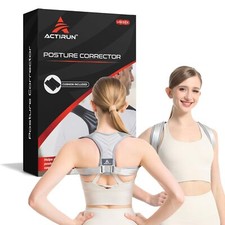 Posture Corrector for Women and Men   Adjustable Upper Back Brace for Shou