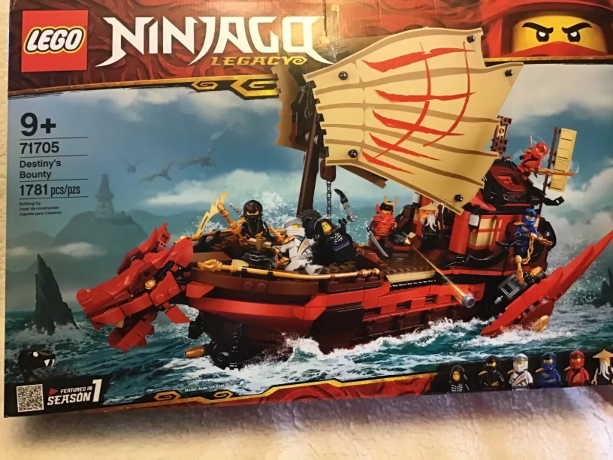 LEGO Ninja ship Legacy Destiny ship New with bonus Ninja doll 1782pc 17071513