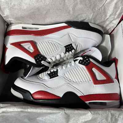 Nike Air Jordan 4 Retro Fire Red-Black Size 10 DH6927-161 DS New