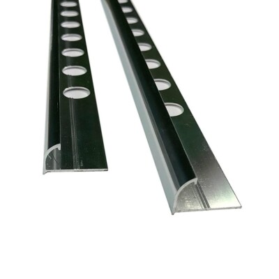 10 x Tile Trim Heavy Duty Round Edge Aluminium 10mm Della Francesca ...