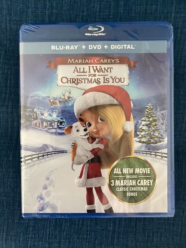 MARIAH CAREY'S ALL I WANT FOR CHRISTMAS IS YOU Blu-ray + DVD No Digital