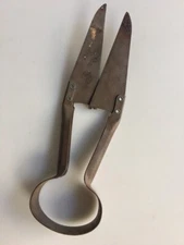 ANTIQUE IRON PRIMITIVE SHEEP SHEARS SCISSORS BY SUPER-KI