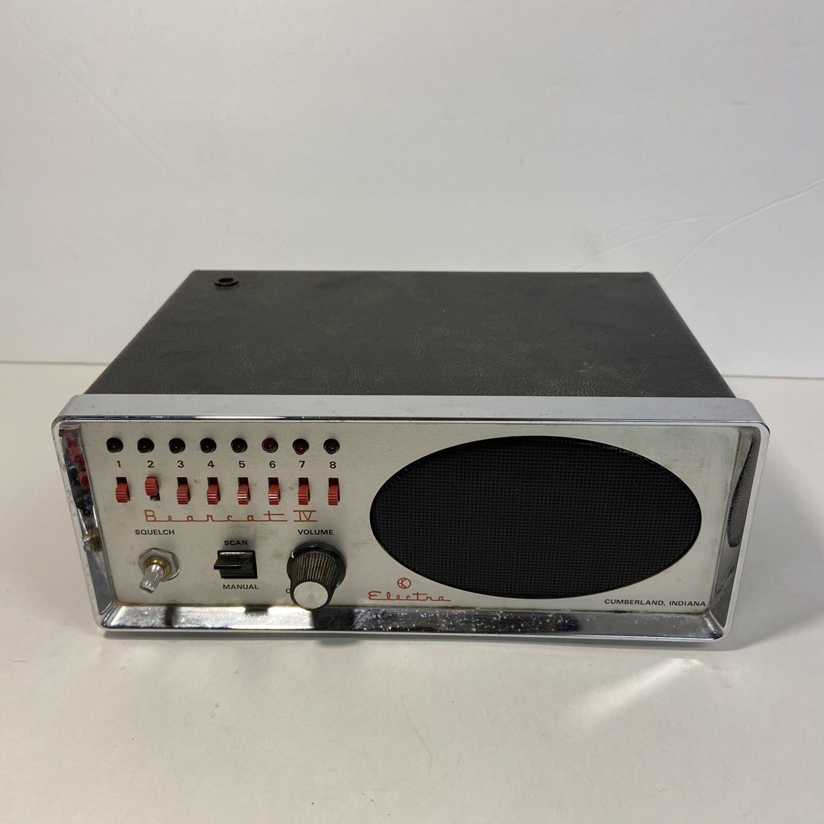 カーオーディオ BEARCAT BC-E 8TRACK SCANNER Vintage Electra Model BC IV 4 BEARCAT 8 Channel Radio Receiver