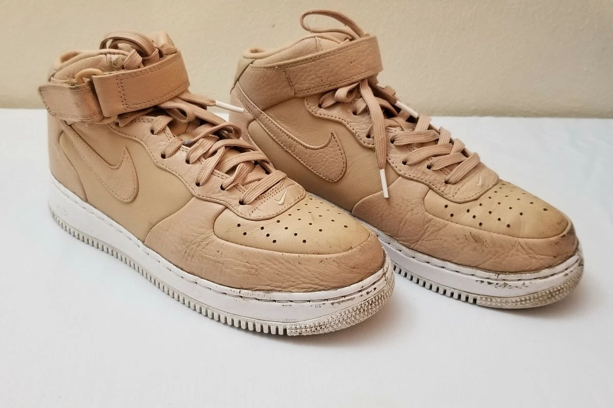 Nike Men's NikeLab Air Force 1 MID VACHETTA TAN 819677 200 Size 8 Travis