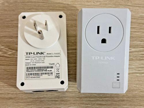 TP-Link AV500 Passthrough Powerline Adapter TL-PA4020P (Set Of 2)