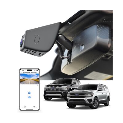 4K Dash Cam Custom fit for Ford Expedition/Expedition MAX 2018-2024, XLT Limi...