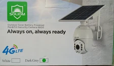 SOLIOM S600 - 3G/4G LTE Outdoor Solar Powered Cellular Security 5MP Camera